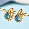304 Stainless Steel Hoop Earrings EJEW-P309-04G-3