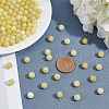 ARRICRAFT Natural Lemon Jade Round Bead Strands G-AR0002-75-3