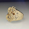 Dollar Sign Zinc Alloy Finger Rings for Men FS-WG78023-03-4