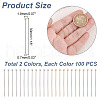 ARRICRAFT 200Pcs 2 Styles 304 Stainless Steel Ball Head Pins STAS-AR0002-26-2