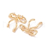 Brass Micro Pave Clear Cubic Zirconia Pendants KK-S376-17C-G-2