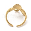 304 Stainless Steel Octopus Open Cuff Rings for Women STAS-Z101-13G-3