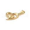 PVD Vacuum Plating 304 Stainless Steel Pendants STAS-R232-14D-G-2