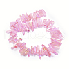 Electroplated Natural Quartz Crystal Beads Strands G-P368-05E-2