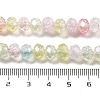 Transparent Crackle Glass Beads Strands CCG-L050-01A-09-4