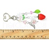 Acrylic & Glass Pendant Keychains KEYC-FZ00008-4