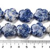 Natural Blue Spot Jasper Beads Strands G-F769-D01-02-5