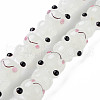 Handmade Bumpy Lampwork Beads Strands LAMP-T007-16C-2