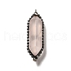 Natural Rose Quartz Big Pointed Pendants G-F731-05F-3