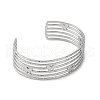 Butterfly 304 Stainless Steel Cuff Bangles for Women BJEW-B104-23P-2
