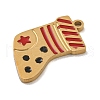 Christmas Theme 304 Stainless Steel Enamel Charms STAS-Z093-02J-2