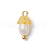 Flower Acrylic Charms PALLOY-JF03588-07-3