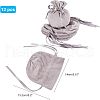  Velvet Jewelry Bags with Drawstring & Plastic Imitation Pearl TP-NB0001-20D-2