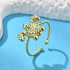 Brass Cuff Rings for Women RJEW-C123-08B-G-1
