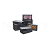 Cardboard Drawer Gift Storage Boxes with Clear Cover CON-WH0092-72C-02-7