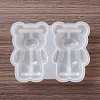 DIY Bear Display Decoration Silicone Molds X-DIY-P068-01-2