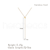European Style Stainless Steel Butterfly Ppendant Y Necklaces for Women FH1206-2-4