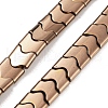 Synthetic Non-magnetic Hematite Beads Strands G-P545-I01-01D-1