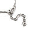 Brass Box Chain Bracelets for Women BJEW-S159-02B-P-3