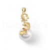 Rack Plating Brass Micro Pave Cubic Zirconia Constellation Pendants KK-C021-09G-1