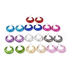 Ring Acrylic Stud Earrings EJEW-P251-34-1