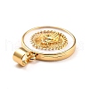 Brass Enamel Pendants KK-P209-03G-02-RS-3
