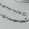 Alloy Barbed Wire Link Chain Necklaces FS-WG27EAE-01-2