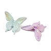 Luminous & UV Plating Opauqe Acrylic Beads OACR-B031-22-4