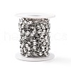 304 Stainless Steel Flat Round Link Chains CHS-A008-01P-B-3