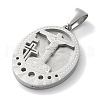 Easter 304 Stainless Steel Pendants STAS-Z098-33P-3