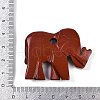 Natural Red Jasper Carved Pendants G-K383-14A-3