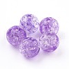 Transparent Crackle Acrylic Beads X-MACR-E025-24-10mm-2