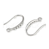 Brass Earring Hooks KK-B137-15P-01-2