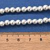 Electroplated Synthetic Magnetic Hematite Beads Strands G-I364-D01-S-5