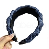 Denim Sequin Hair Bands for Women Girls PW-WG3BDBE-01-3