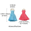 30Pcs 6 Colors Polycotton(Polyester Cotton) Tassel Pendant Decorations FIND-YW0003-21-3