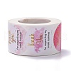 Flat Round Paper Thank You Stickers DIY-C042-06-2