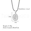 Non-Tarnish Stainless Steel Pendant Necklaces for Women ZR3871-2-3