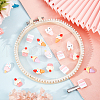 SUNNYCLUE 50Pcs Opaque Resin Decoden Cabochons CRES-SC0002-46-5