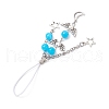 Imitation Gemstone Acrylic Mobile Straps HJEW-JM02637-03-4