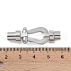 Tarnish Resistant Ion Plating(IP) 304 Stainless Steel Magnetic Clasps with Glue-in Ends X-STAS-K282-02P-3