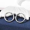 Tarnish Resistant 304 Stainless Steel Hoop Earrings EJEW-P177-P-09-1