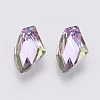 K9 Glass Rhinestone Pendants GLAA-K034-D02-1