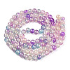 Baking Painted Crackle Glass Bead Strands DGLA-R053-05J-2