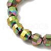 Electroplated Synthetic Non-magnetic Hematite Beads Strands G-I364-L01-08-3