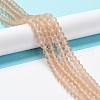 Transparent Glass Beads Strands EGLA-A034-T8mm-MD20-2