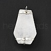 Natural Quartz Crystal Pendants G-C246-01A-P-3