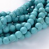 Synthetic Turquoise Beads Strands TURQ-S192-14mm-2-1