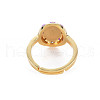 Adjustable Brass Micro Pave Colorful Cubic Zirconia Finger Rings RJEW-S044-165-NF-3
