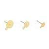 150Pcs 3 Size Brass Stud Earring Findings KK-ZZ0001-13G-2